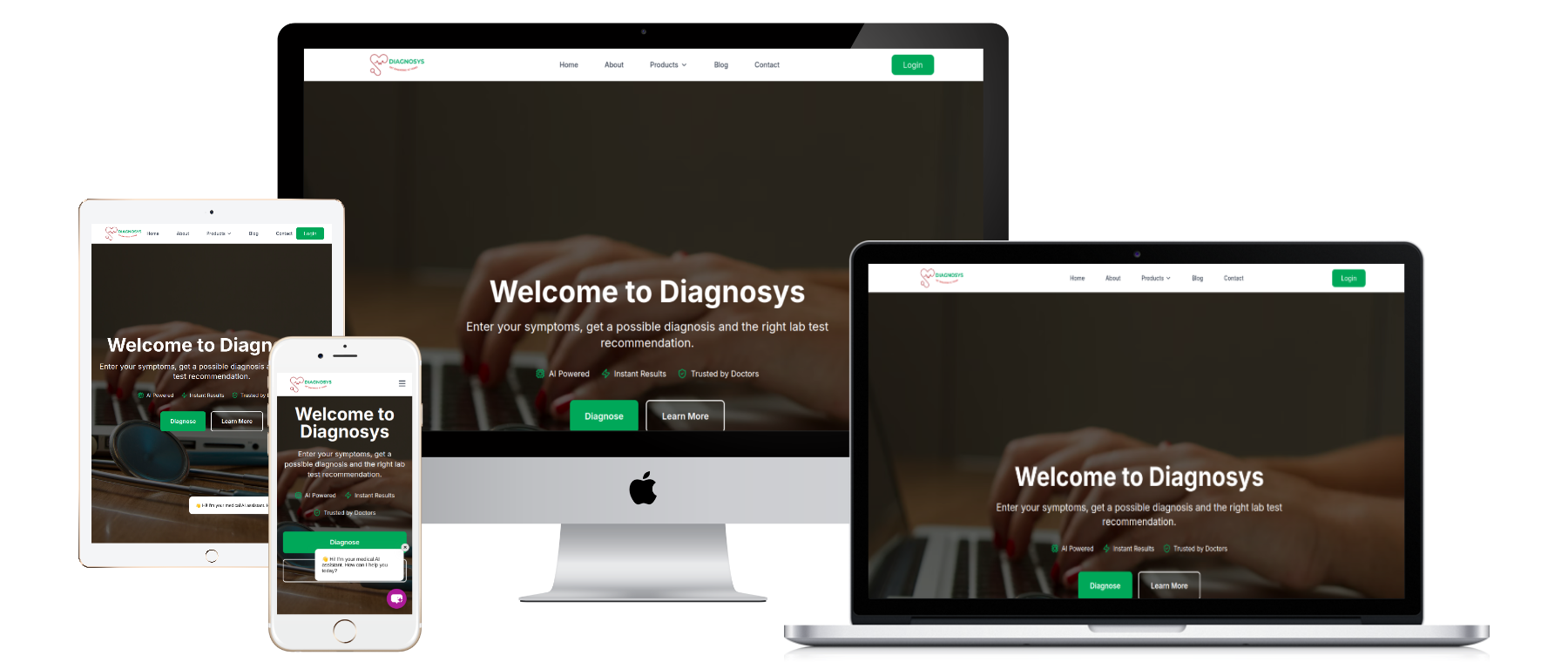 Multi-Device Responsive Website Mockup