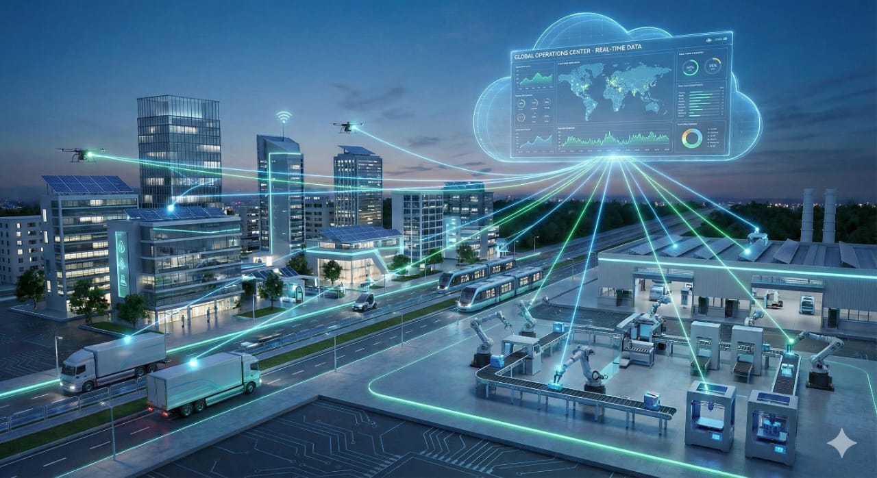 IoT Smart City and Industrial Automation Dashboard